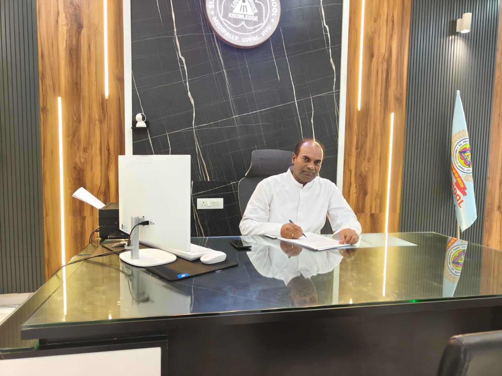 Rev. Fr. K. Thambi Joseph - Principal, S.F.S. School, Medipally